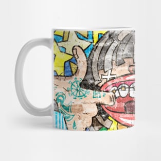 Cool music graffiti in urban style Mug